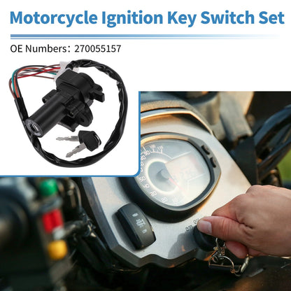Ignition Key Switch 1 Set for Kawasaki EX250 Ninja 250 (2008–2014)