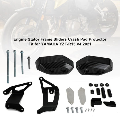 Protective Alternator & Clutch Covers for Yamaha R15 V4 (2021-2023)