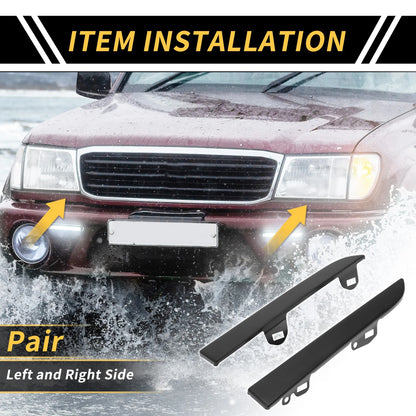 Front Bumper Grille Headlight Filler for Toyota Tacoma (2001-2004)