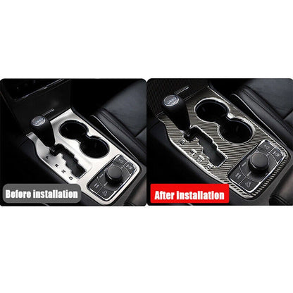 Gear Shift Panel Cover Trim for Jeep Grand Cherokee (2011-2013) Real Carbon