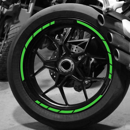 Reflective Motorcycle Wheel Sticker Rim Stripe Tape for Various Models