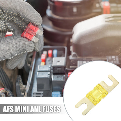6 x 120A AFS Mini ANL Fuses for Car Truck Motorcycle Boat Audio