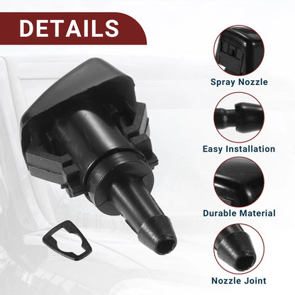 1 Set Windshield Washer Nozzle for GMC Envoy Hose & Connectors