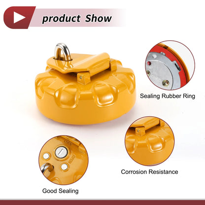 Locking Gas Cap for Volvo Excavator Fuel Tank with 2 Keys