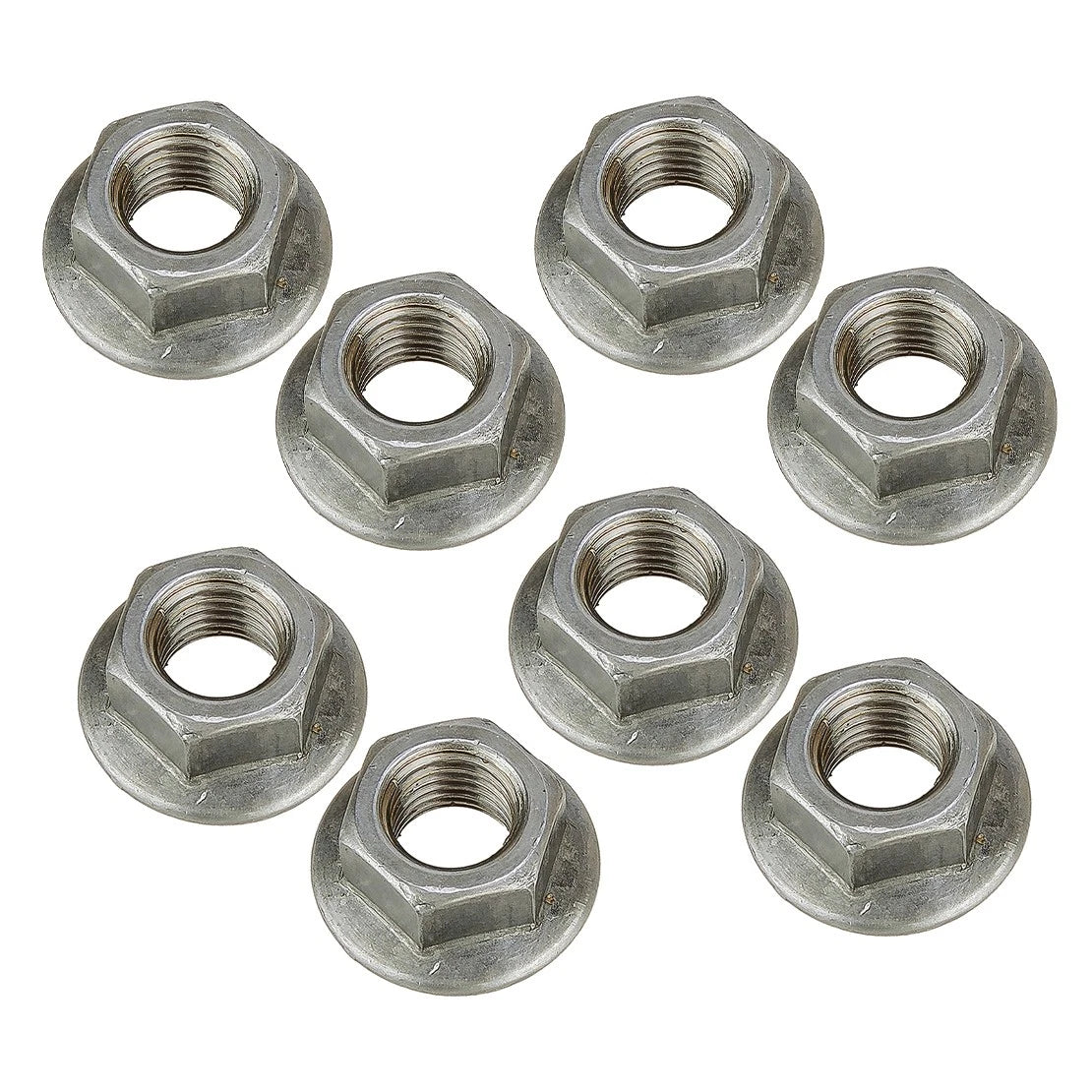 16 x M10 x 1.25 Stainless Steel Hex Flange Nuts for Various Makes & Models