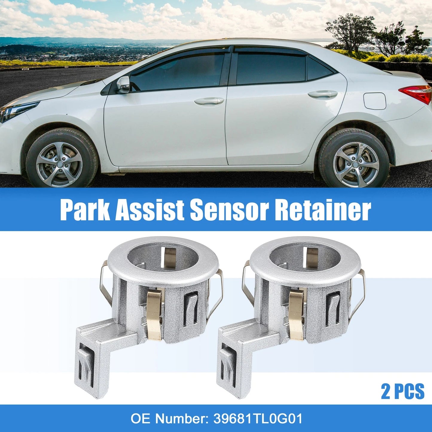 Parking Sensor Retainer Holder for Honda Odyssey (2011-2017) Silver