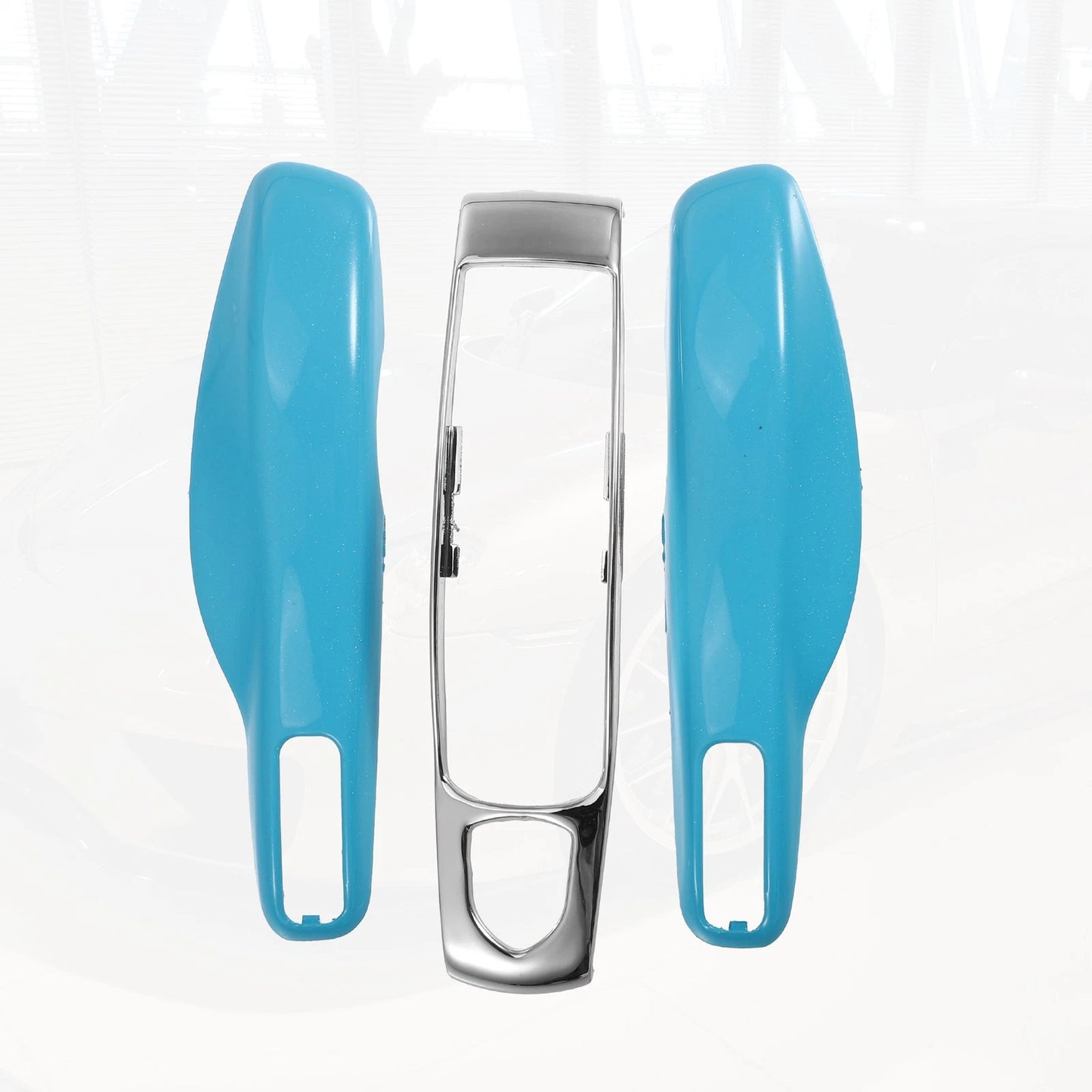 Vehicle Remote Key Cover Case for Porsche Macan 2014-Up - Blue