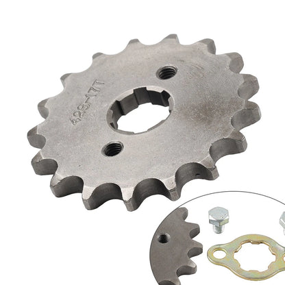 20mm 17T Front Sprocket for 125cc ATV Pit Dirt Quad Bike