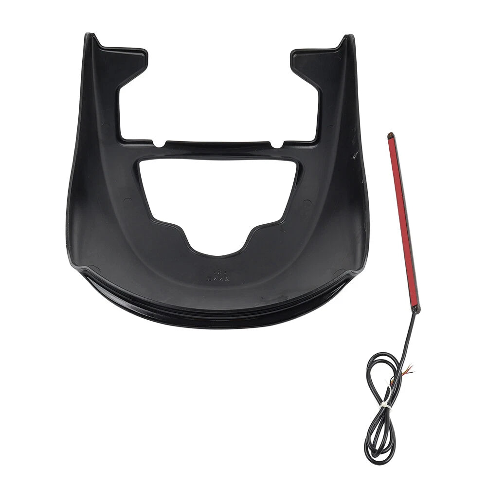 Vivid Black Rear Mudguard w/Smoke Light for Harley VRSCDX V-Rod (2002-2017)