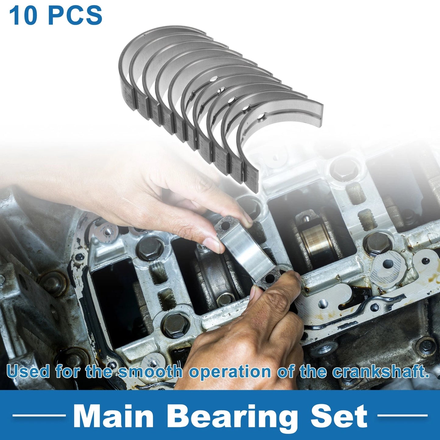 Main Bearing Set for Toyota Corolla Altis (2007–2013)
