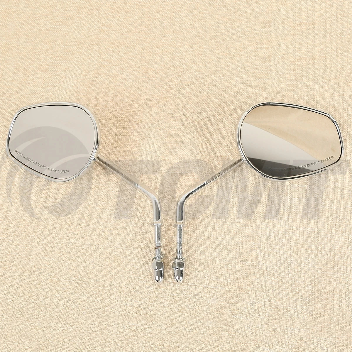 Chrome Rear View Mirrors for Harley Davidson Sportster XL 1200 883 (2004-2023)