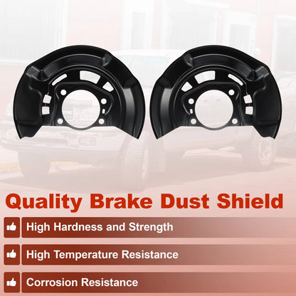 2 x Front Left Right Brake Dust Shield for Toyota Scion