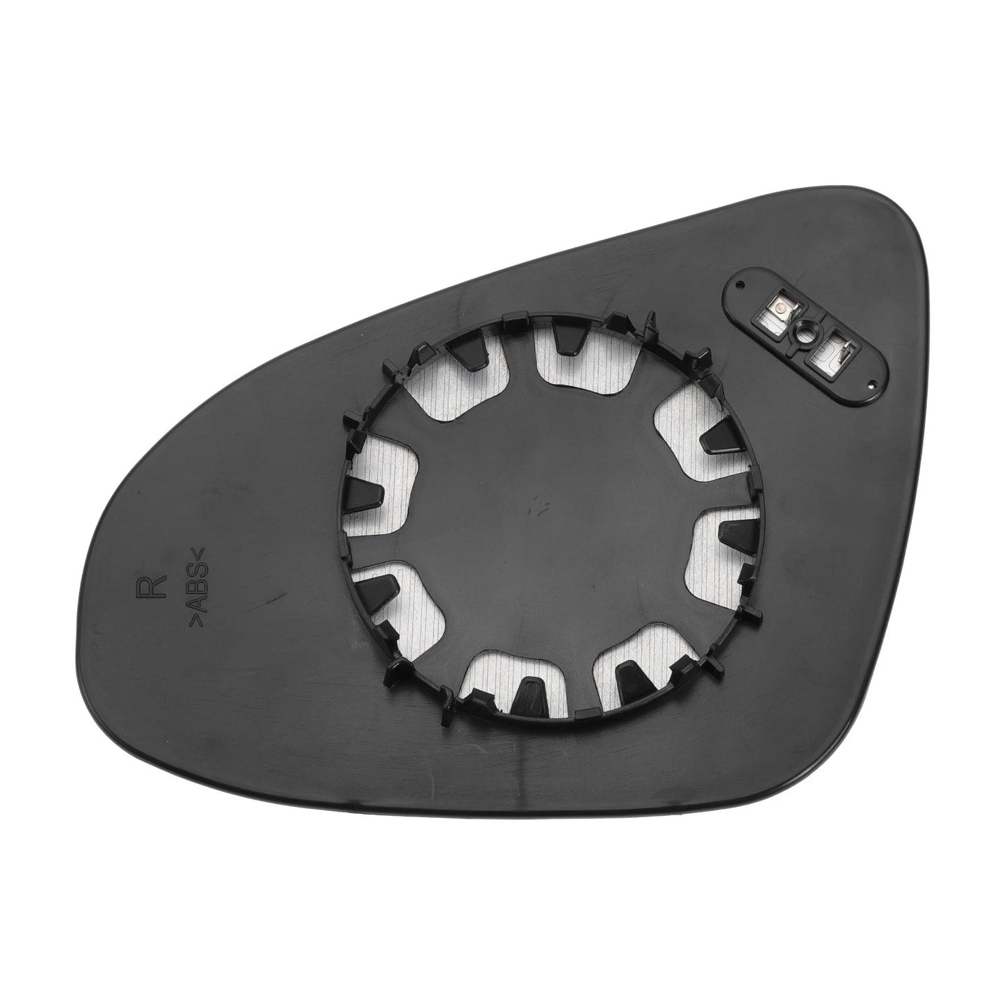 Right Side White Heated Mirror Glass for TOYOTA C-HR (2016–2023)