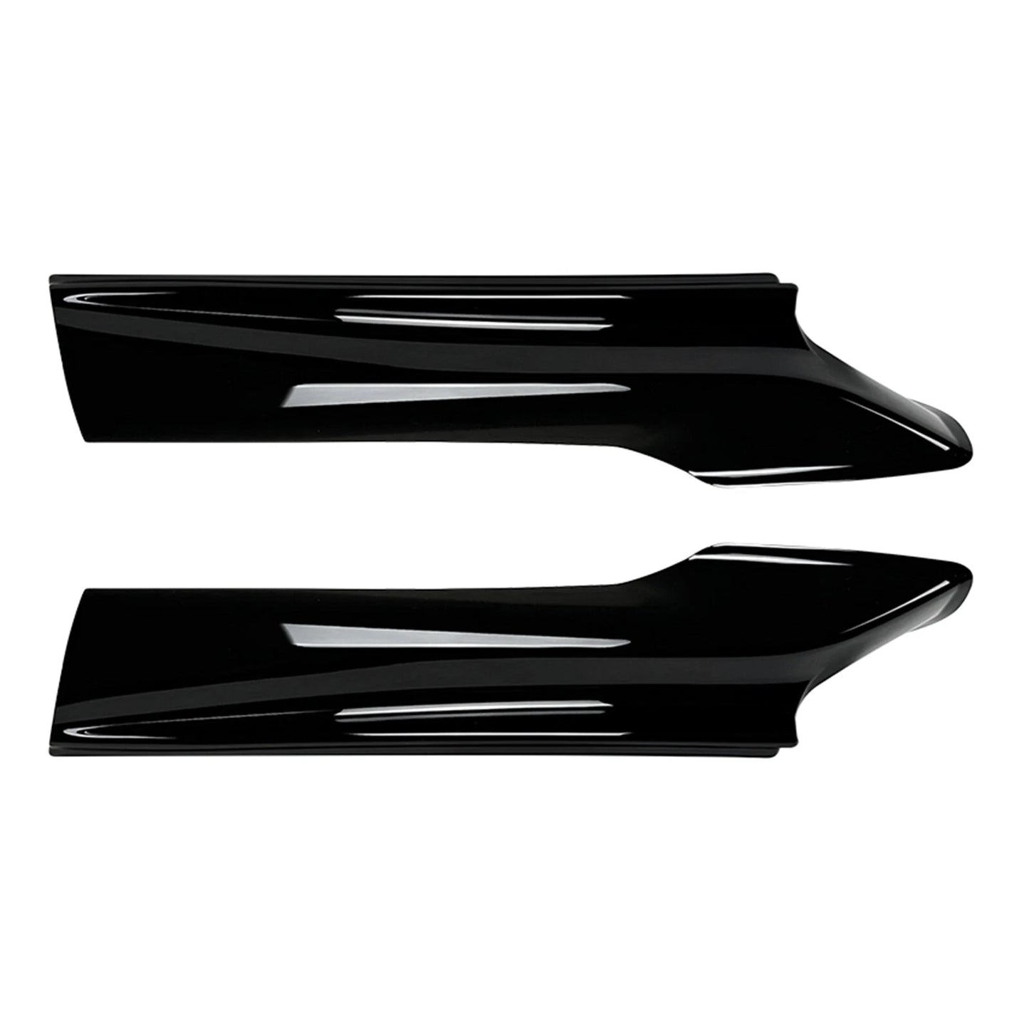 2 x Gloss Black Front Bumper Side Covers for BMW 5 Series F10 F11 (2011-2017)