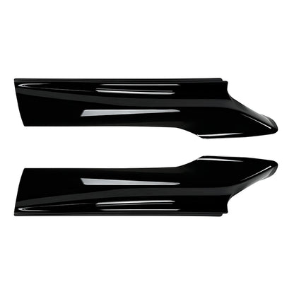 2 x Gloss Black Front Bumper Side Covers for BMW 5 Series F10 F11 (2011-2017)