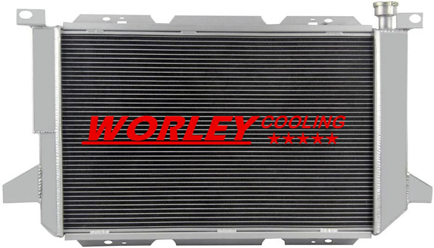44mm Aluminum Radiator for Ford F-150/F-250/F-350/Bronco (1985-1996)