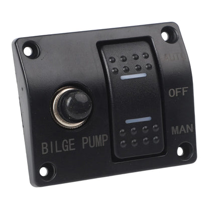 Bilge Pump Switch 12V for Boat with Built-in Fuse Holder