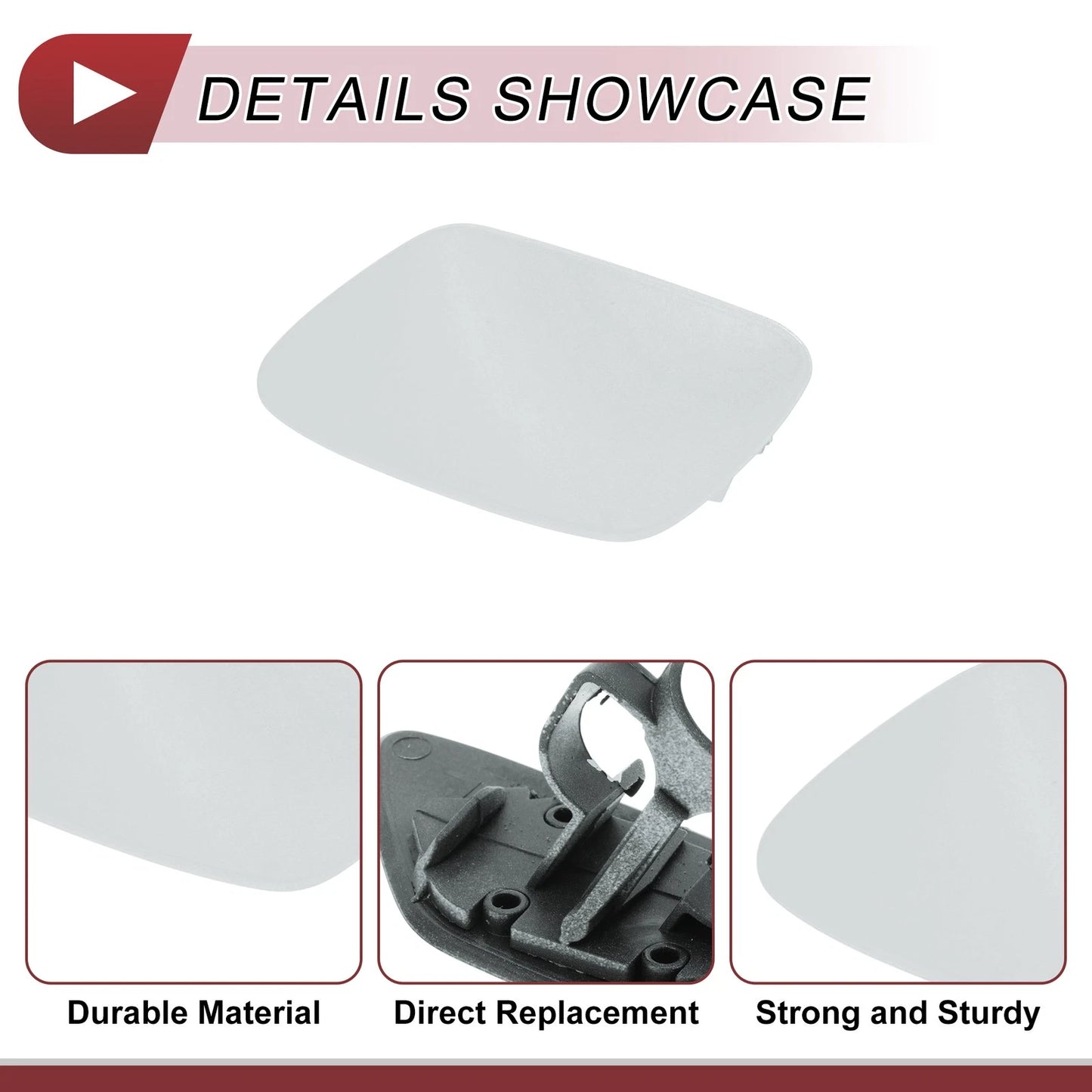 Bumper Trim Nozzle Cover for BMW Z4 Silver (2009-2016)