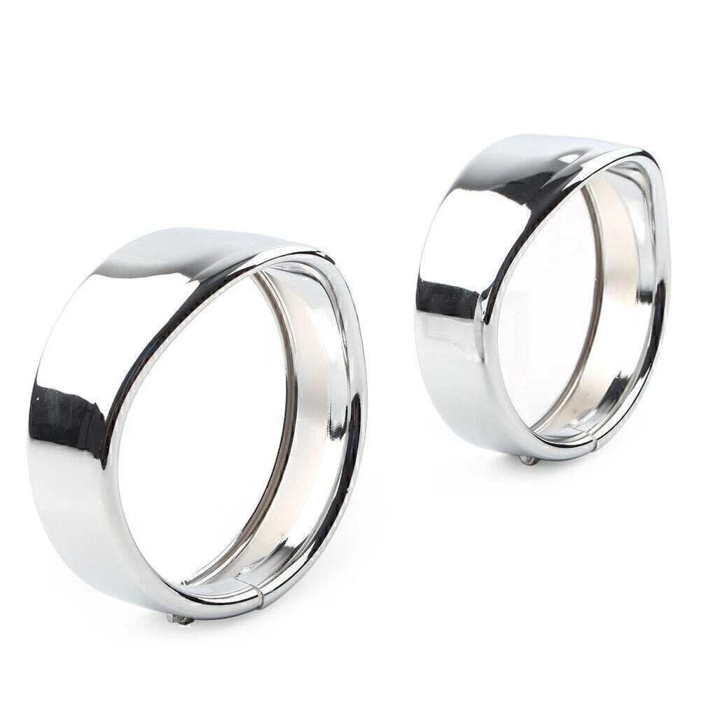 4.5" Passing Lights Trim Ring Bezel Cover for Harley FLHT FLHR