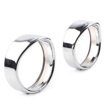 4.5" Passing Lights Trim Ring Bezel Cover for Harley FLHT FLHR