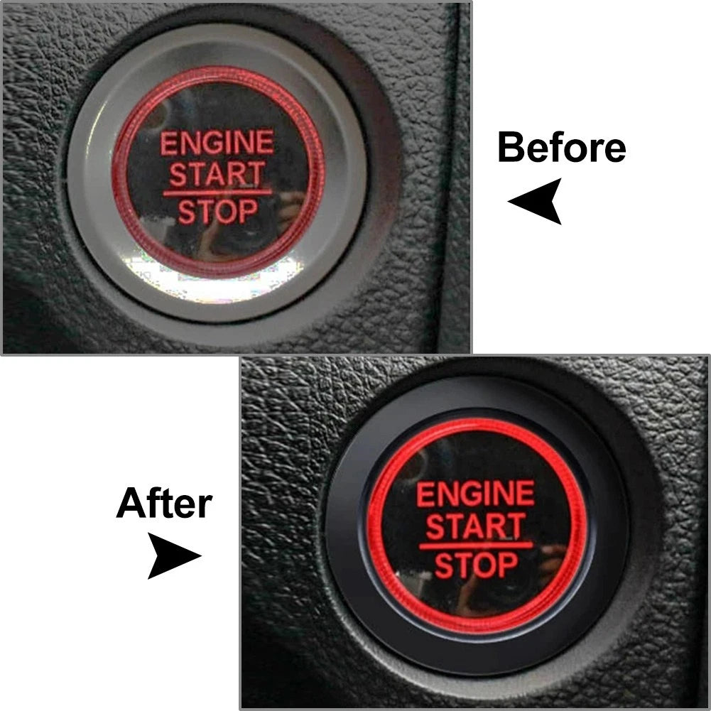 Engine Start Stop Button Ring Trim for Honda Civic 10th Gen (2016-2021) Gold