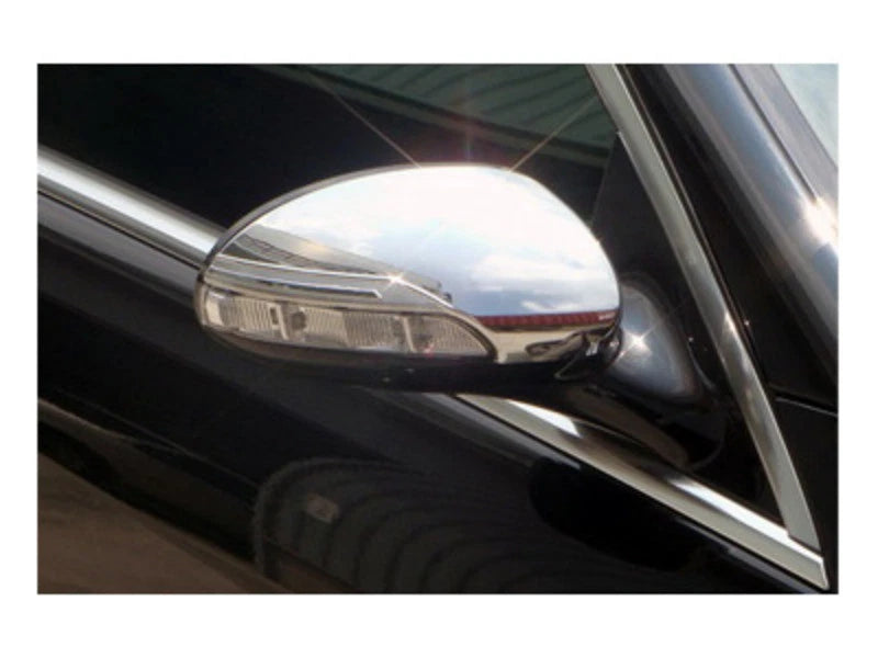Chrome Mirror Covers for Mercedes Benz CL-Class W216, S-Class W221 (2007-2013)