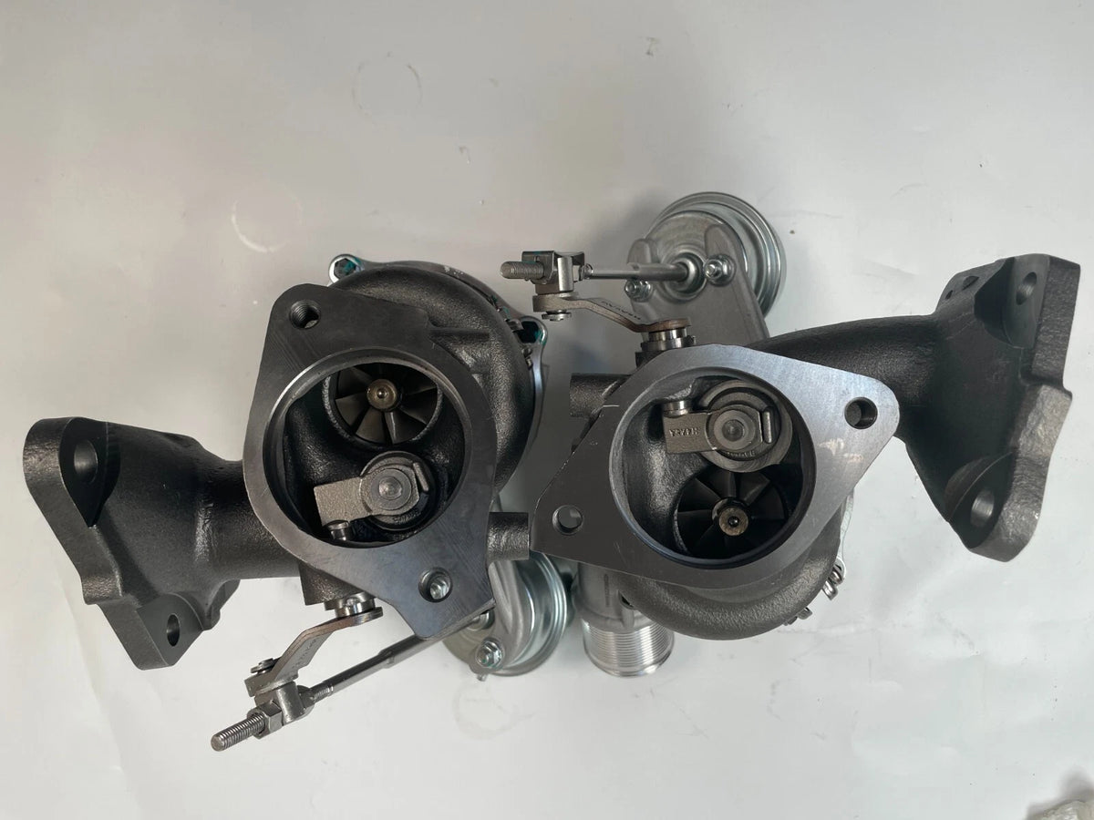 Billet 2 x Front & Rear Balanced K03 Turbochargers for Ford F-150 2.7L V6