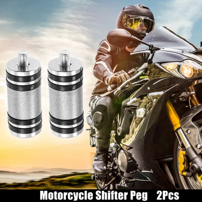 2pcs Motorbike Shifter Peg Shift Lever Foot Pegs Chrome for Harley Davidson