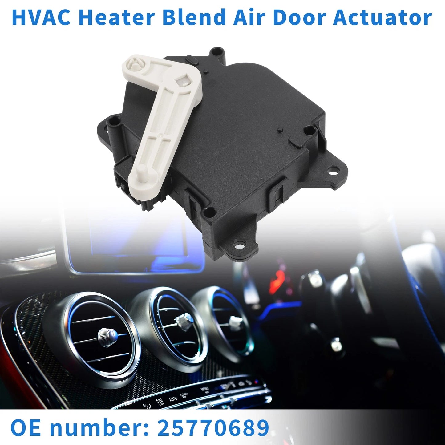 HVAC Heater Blend Door Control Actuator for Cadillac DTS (2006–2011)