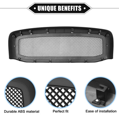 Front Grille Assembly for Dodge Ram 3500 (2006-2009) Matte Black