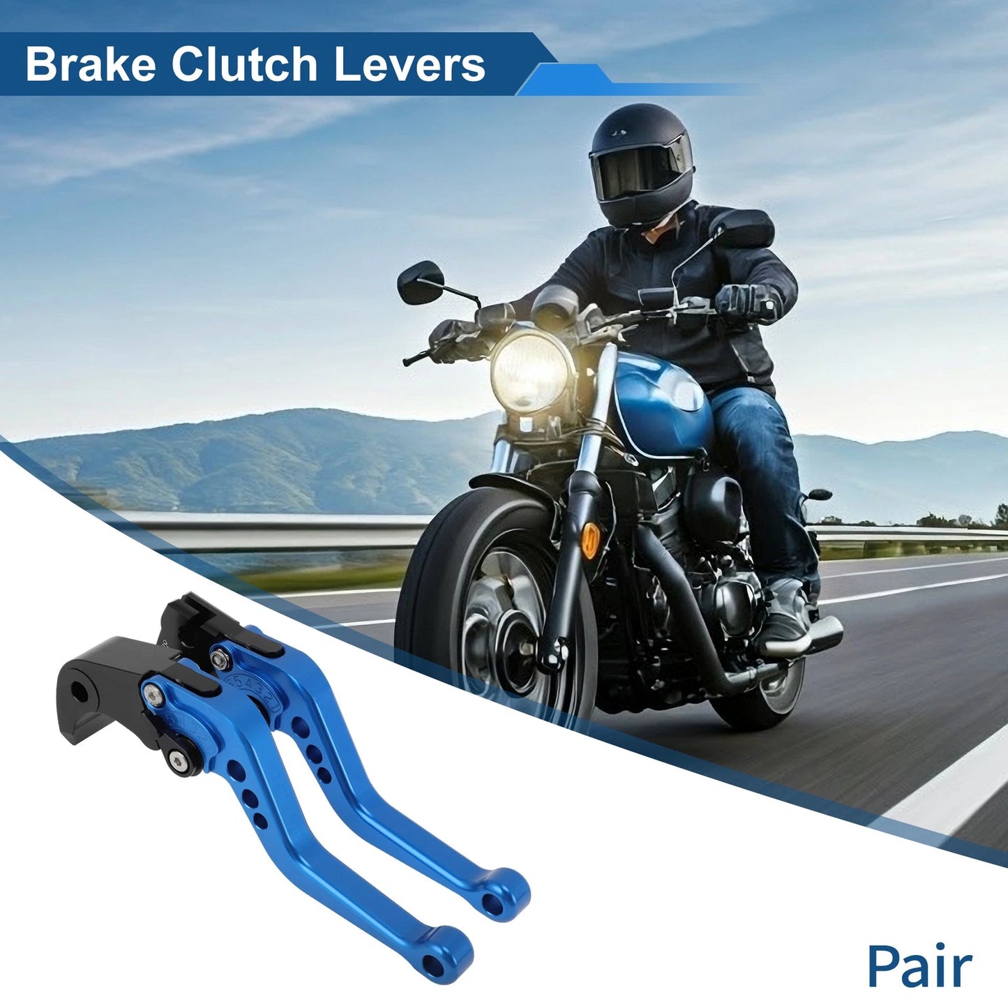 Short Brake Clutch Levers for Yamaha YZF-R7 (2021–2025)