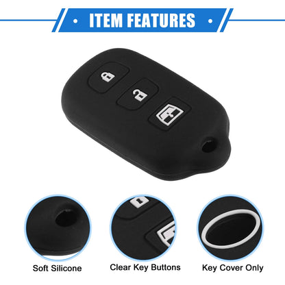 Remote Key Fob Case for Toyota 4Runner, Sequoia (2003-2023)