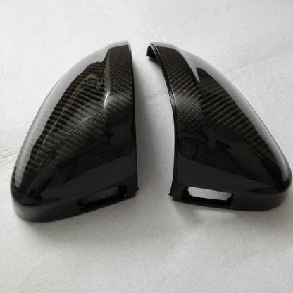 Carbon Fiber Mirror Covers for Audi RS4 S4 A4 B9 (2017-2023)