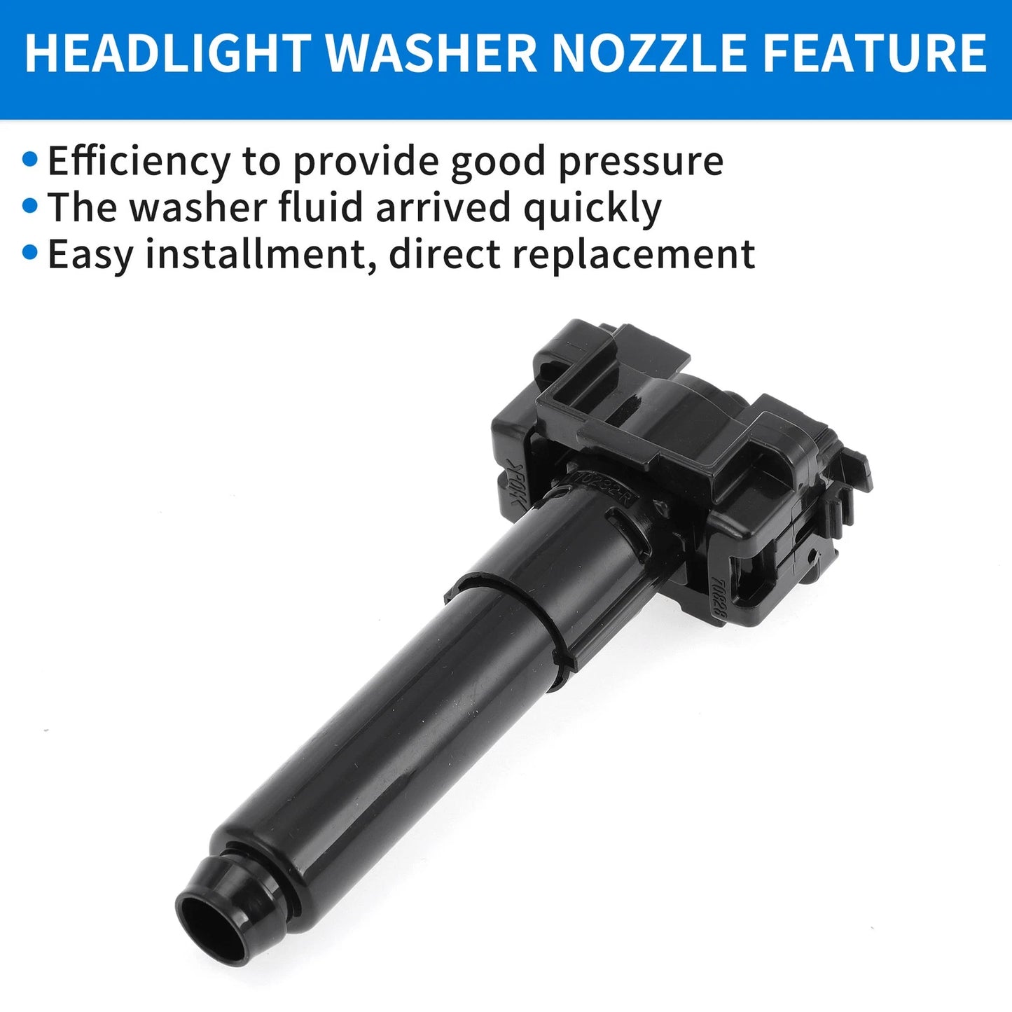 Front Passenger Headlight Washer Nozzle for Toyota Land Cruiser (2008-2021)