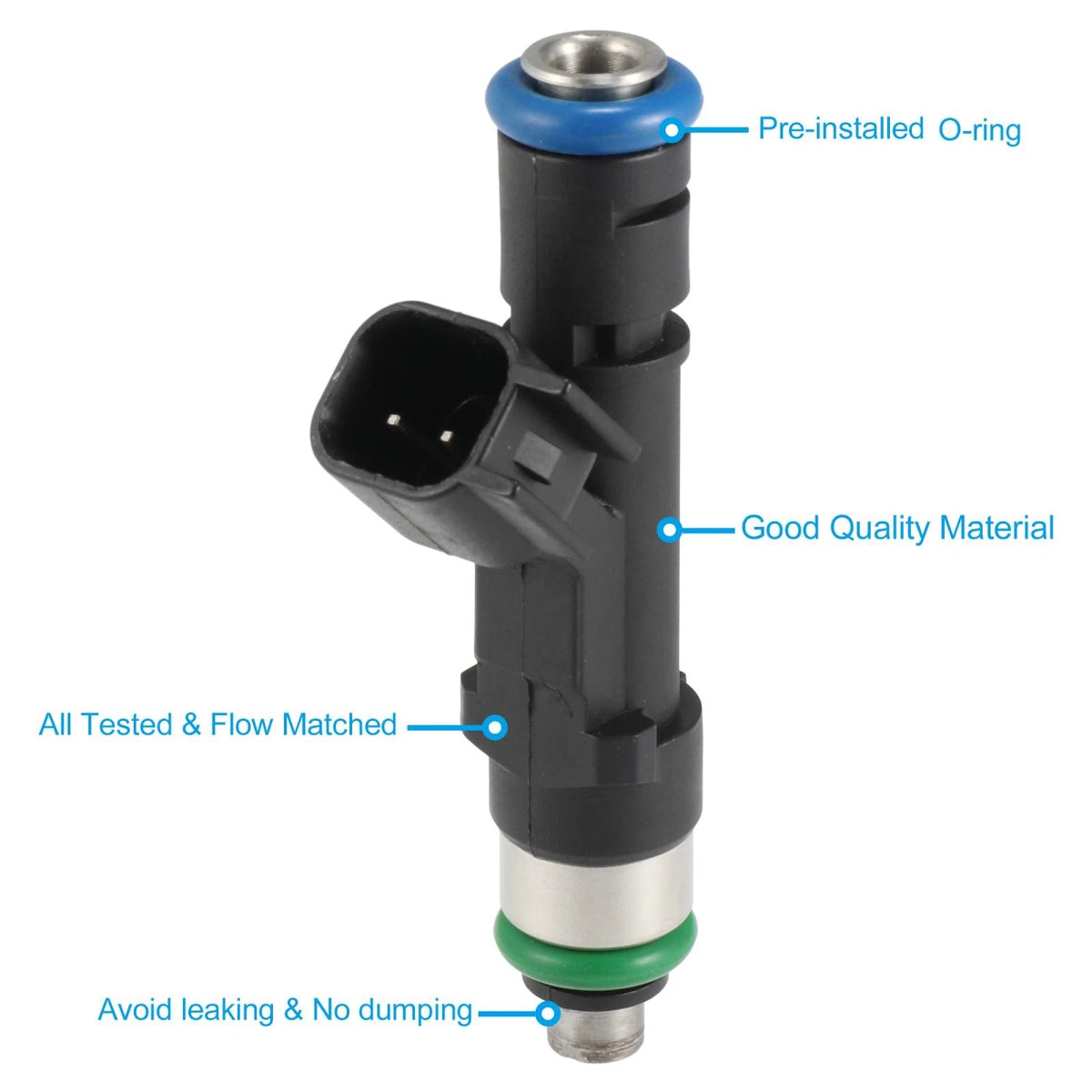 6 x Fuel Injectors for Jeep Wrangler 3.8L V6 (2007-2011)