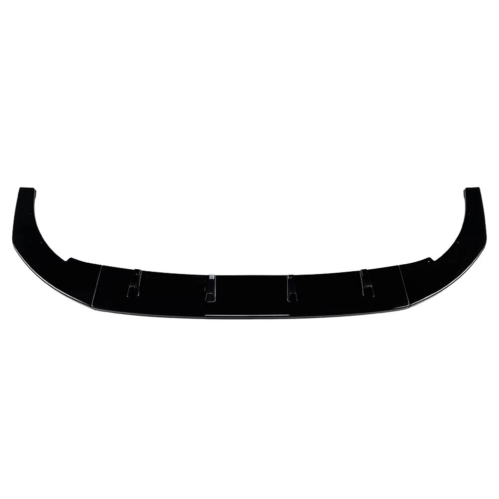 Black Front Bumper Lip Spoiler for Volkswagen Golf 8 CS R (2020-2024)