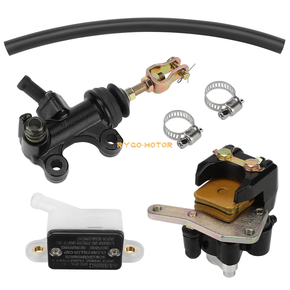 Rear Brake Caliper & Master Cylinder Assy for Honda ATC200X (1983–1985)