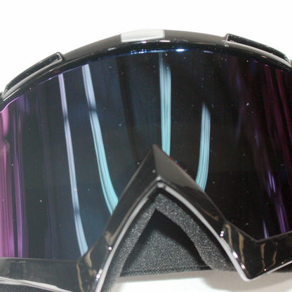Tinted Black MX Goggles for Motocross Motorbike - Anti-Fog UV Protection (N/A)