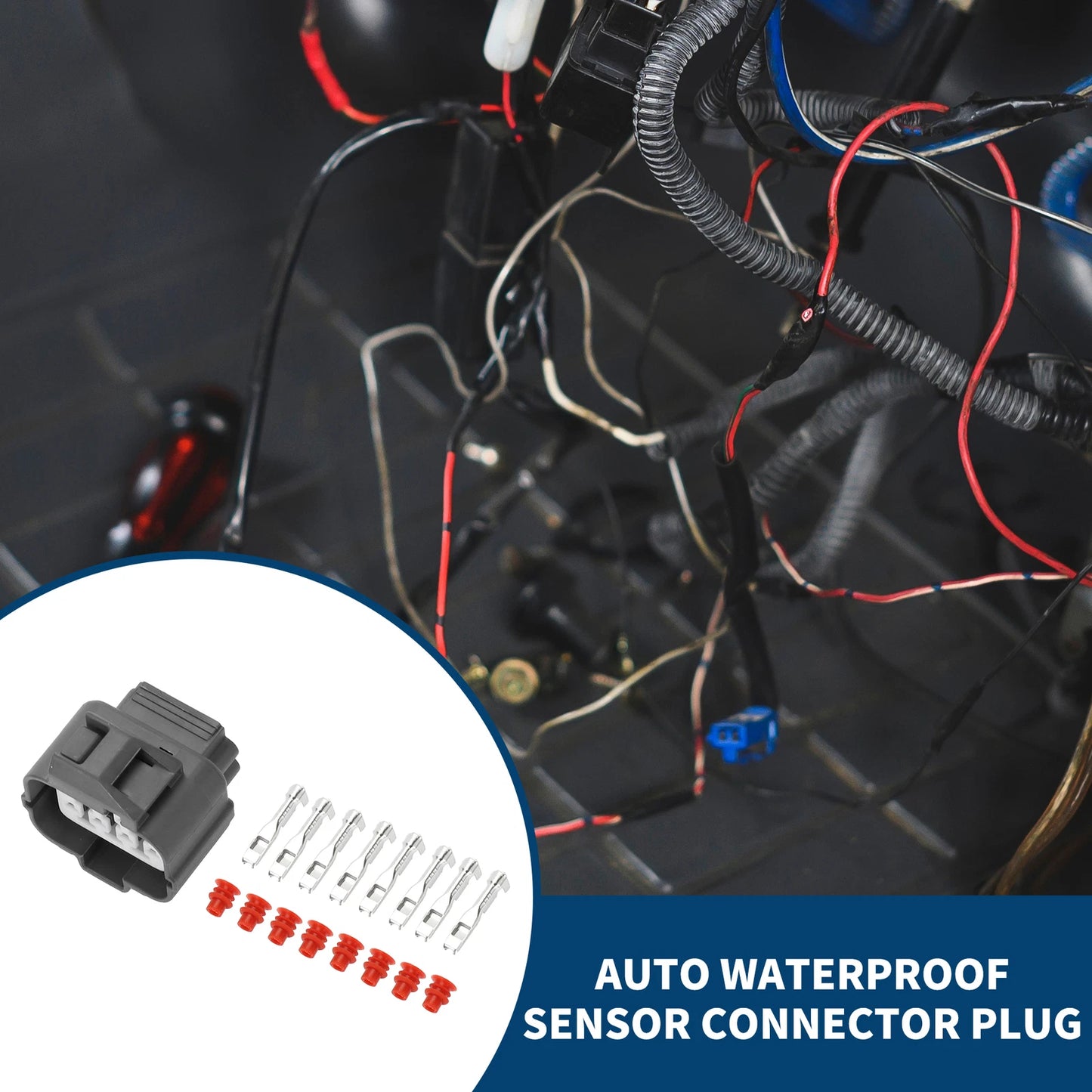 8 Pin Auto Waterproof Sensor Connector Plug for Honda