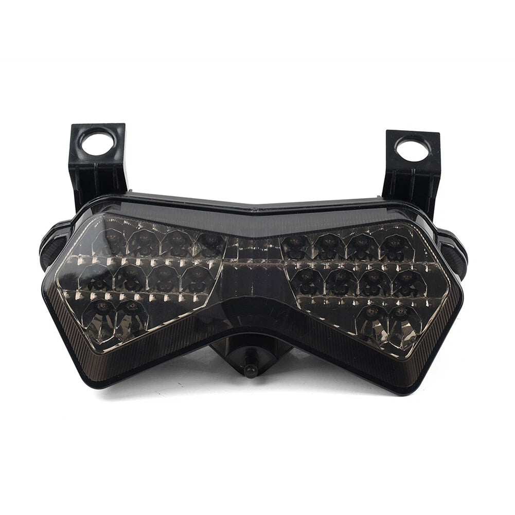Black LED Tail Light Turn Signal for Kawasaki Z750 ZX6R (2003-2006)