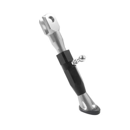 Universal Adjustable Kickstand Foot for Silver Motorcycle
