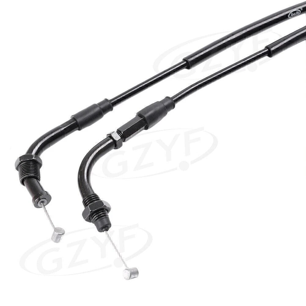 Throttle Cables for Honda CBR1000RR 2008-2011 - Black Motorcycle Accelerator Lines