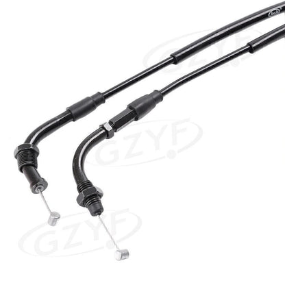 Throttle Cables for Honda CBR1000RR 2008-2011 - Black Motorcycle Accelerator Lines
