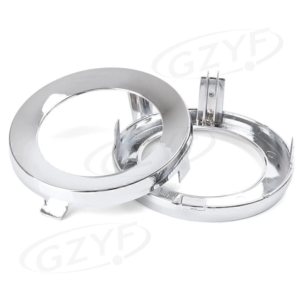 Front Fog Light Lamp Cover Trim Ring for Subaru Forester (2009-2013) Chrome