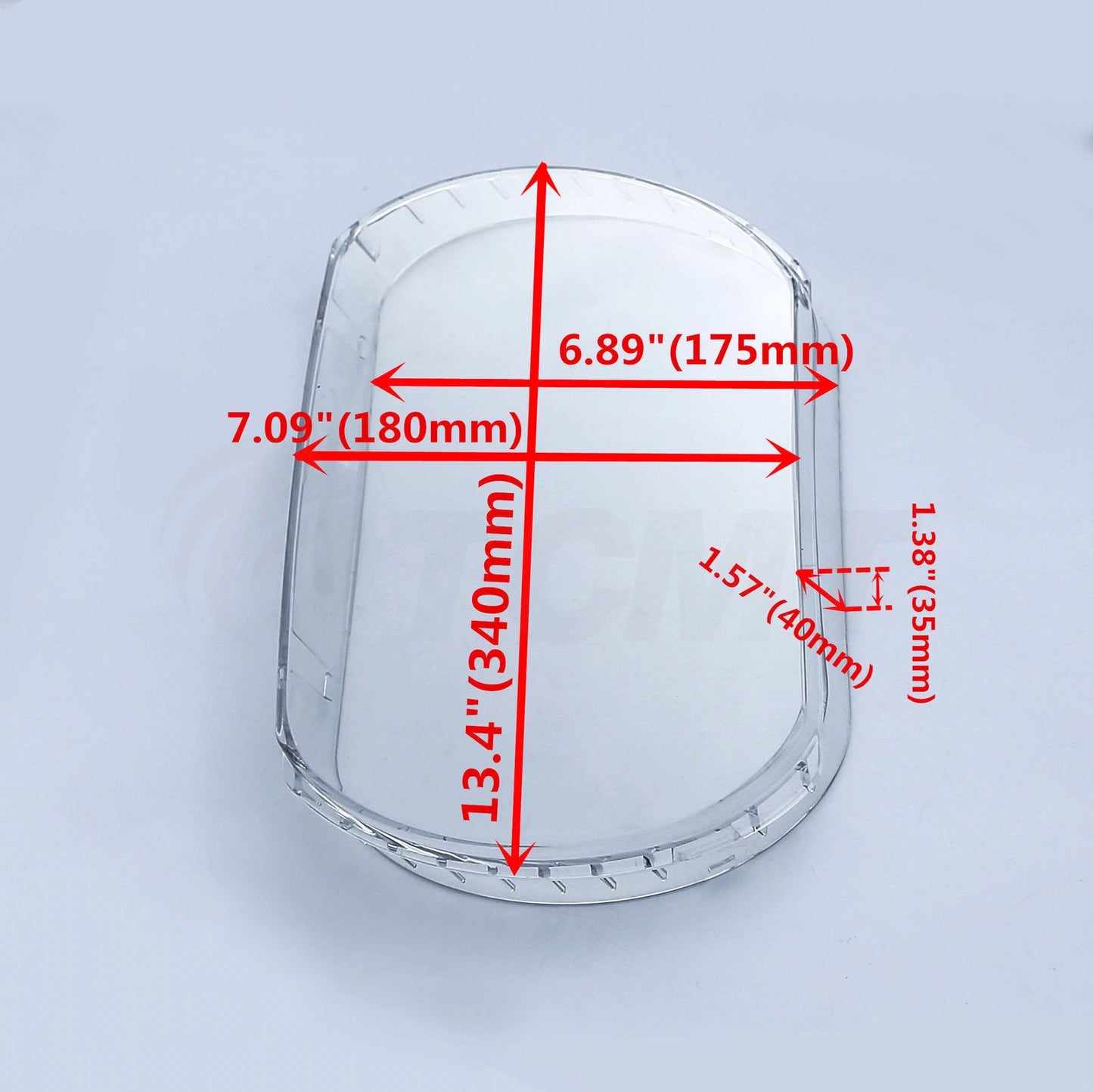 Clear PC Headlight Lens Cover for Harley Touring Road Glide (2015-2022)