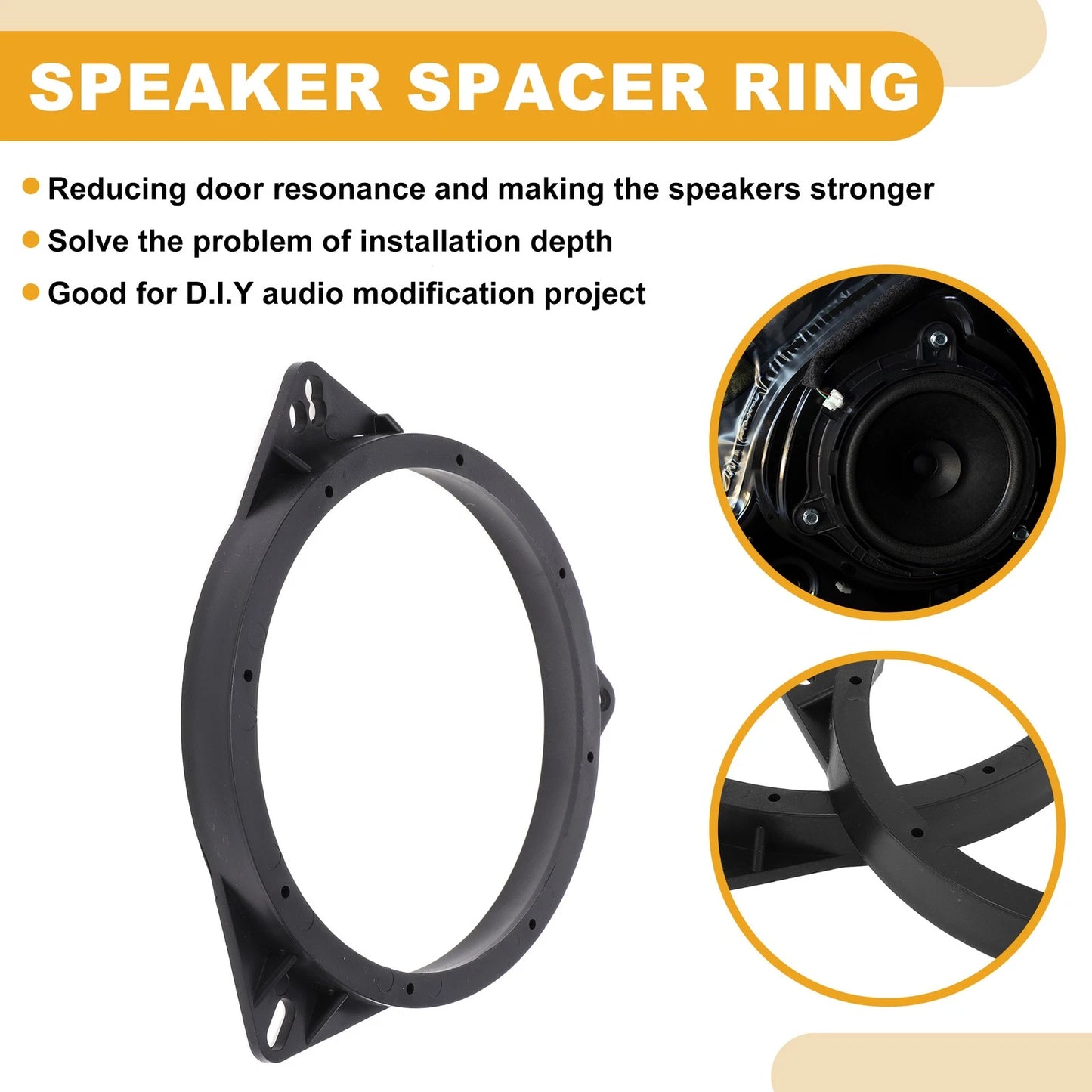 Speaker Spacer Ring Adapter for Nissan Qashqai (2)