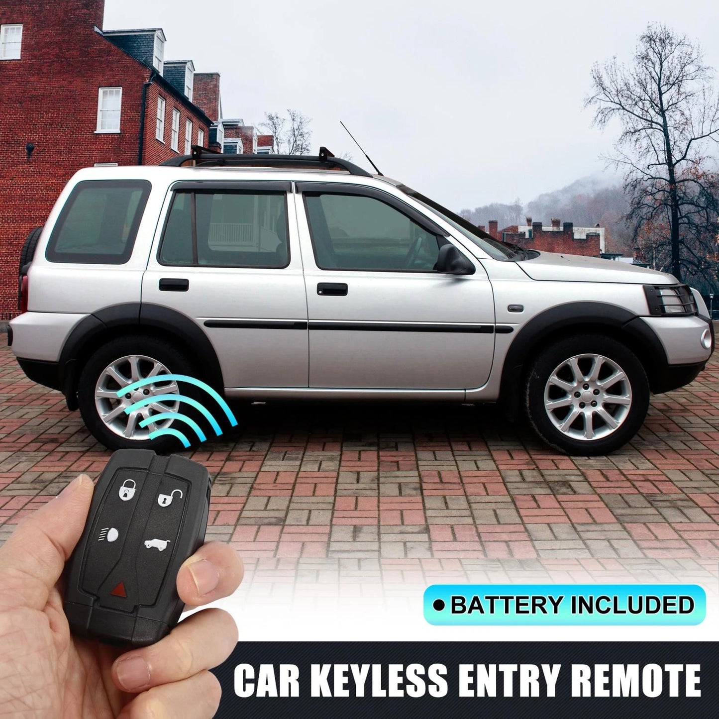Keyless Entry Remote Fob 433MHz for Land Rover Freelander (2007-2015)
