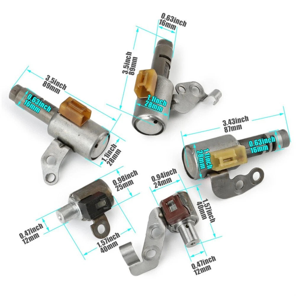 5 x Transmission Shift Solenoid for Toyota RAV4, Lexus RX300 (2001-2005)