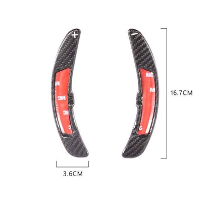 Carbon Fiber Steering Wheel Shift Paddle For Porsche Macan Cayman 911 Boxster