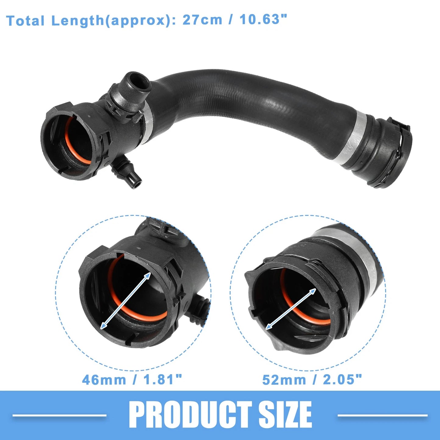 Radiator Coolant Hose for BMW X4 M40i (2018) - 1 x Hose, No. 17127646150